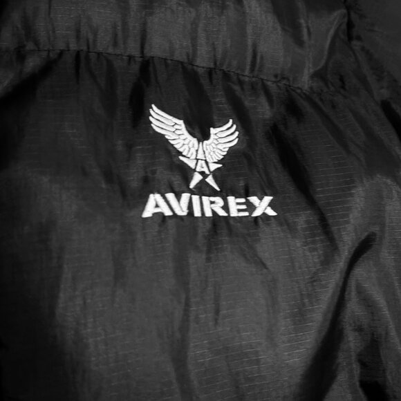 AVIREX Retro Men's Puffer Jacket (No Hood) - Picture 4 of 5